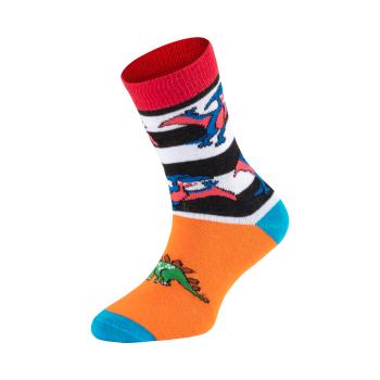Preview: 6 Paar TippTexx 24 Kinder Socken Lustige Dinos